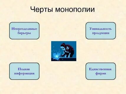 Отличительный признак монополии