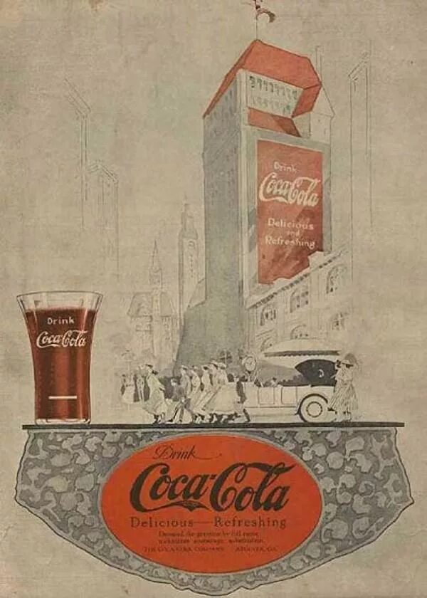Новейшая история рекламы. Рекламные ретро постеры Кока кола. История рекламы Coca Cola 19 века. Кока кола реклама 19 век. Рекламный плакат 20 века кока0кола.