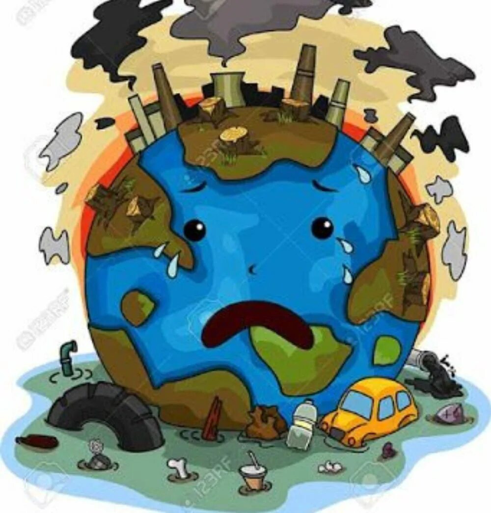 Планета страдает. Загрязнение планеты для детей. Земля иллюстрация. Загрязненный земной шар.