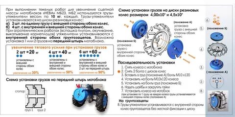 Колеса для мотоблока размеры