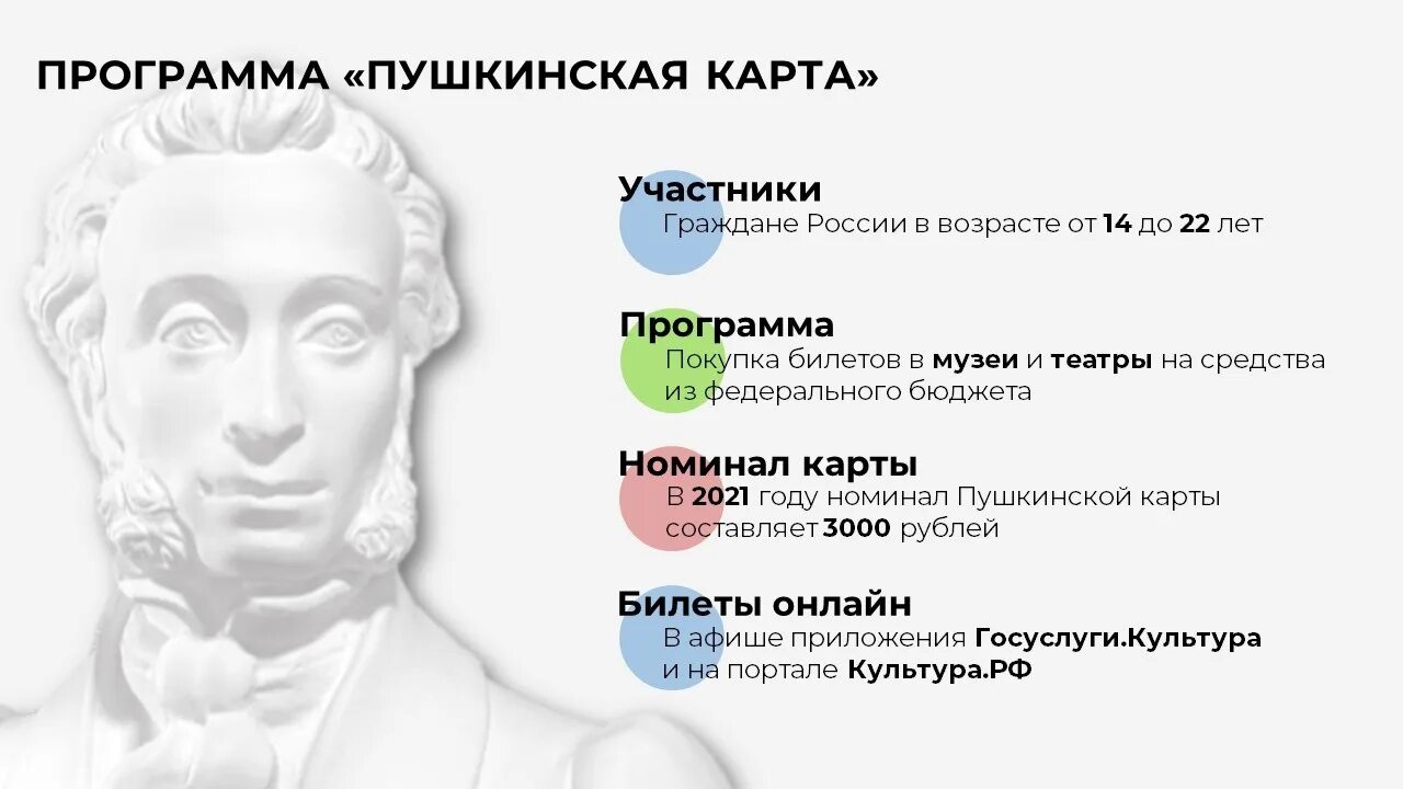 Пушкинская карта какому возрасту