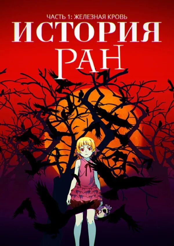 Истории ран 2015. Kizumonogatari («история ран»), 2016-2017. история ран железная кровь.