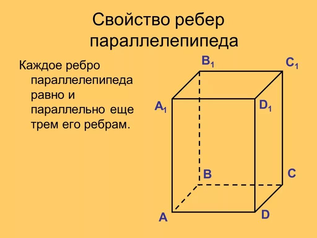 Ребра правильного параллелепипеда