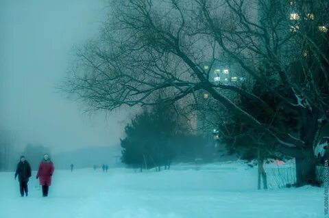 Омск в феврале