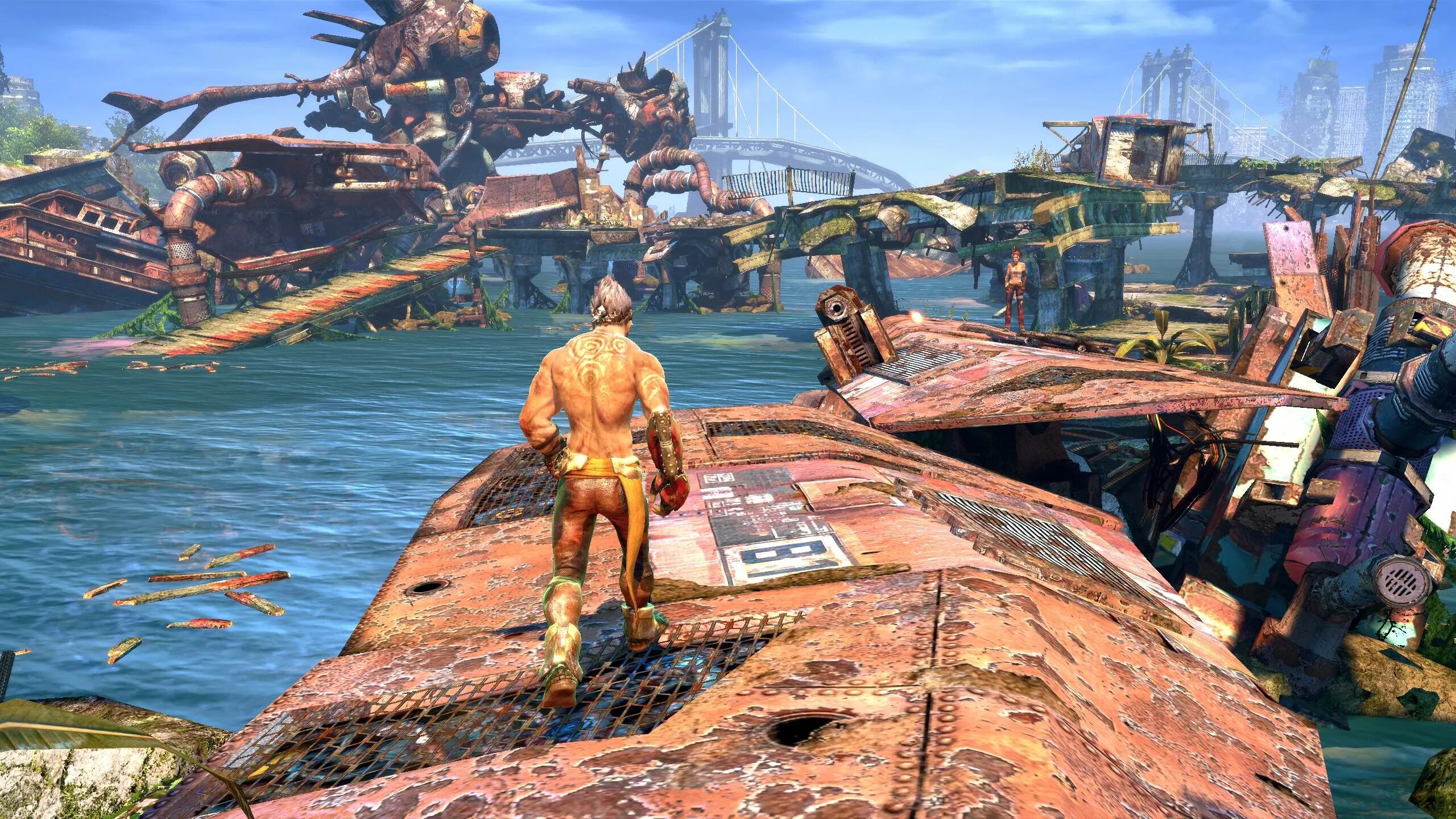 Популярные игры с сюжетом. Игра enslaved Odyssey. Enslaved: Odyssey to the West. Enslaved Odyssey to the West геймплей. Игра enslaved: Odyssey to the West (ps3).
