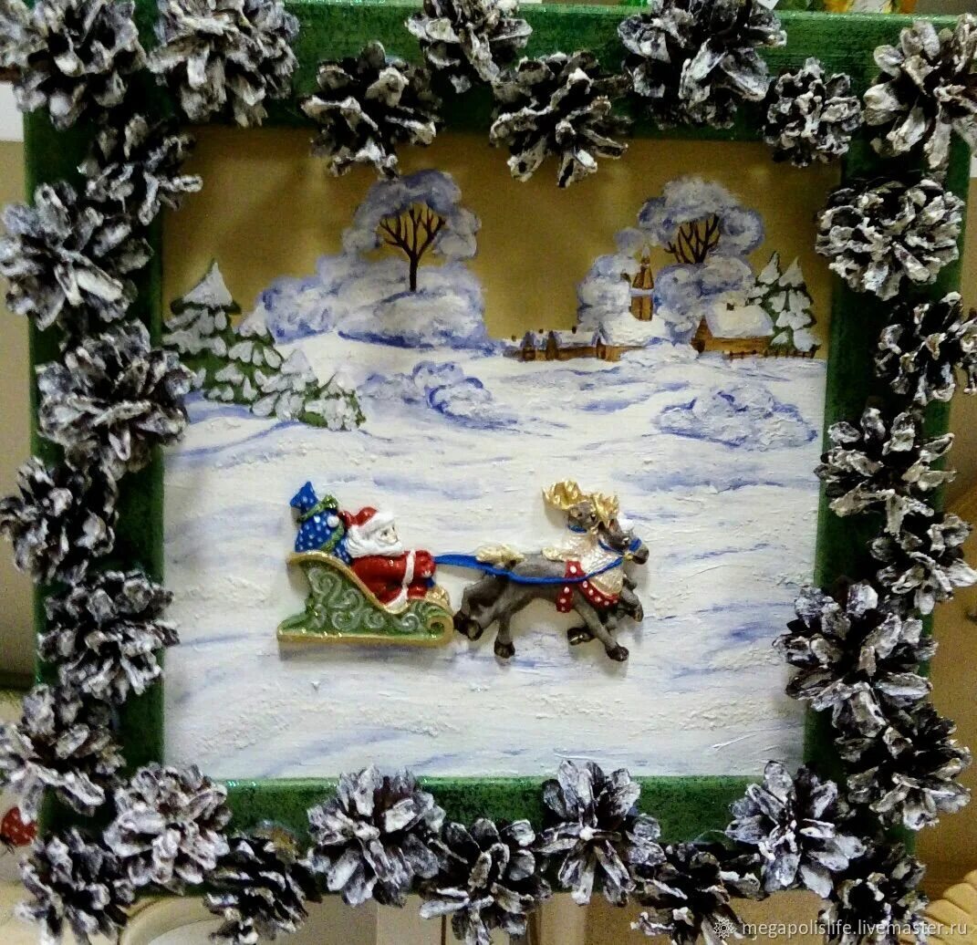 новогоднее панно из природного материала. настенные новогодние композиции. настенные новогодние композиции. новогоднее панно. новогоднее панно на стену.