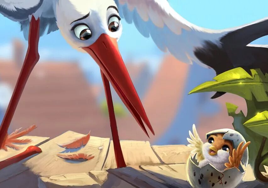 Аист и сова. Richard the stork. аисты мультяшные.