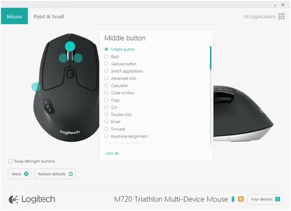 Проверка дабл клика logitech