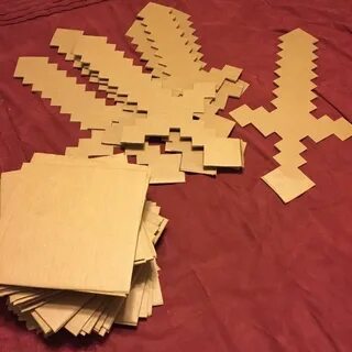 Майнкрафт из картона