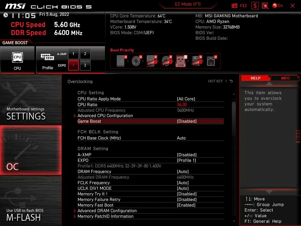 Msi b760 gaming plus ddr5