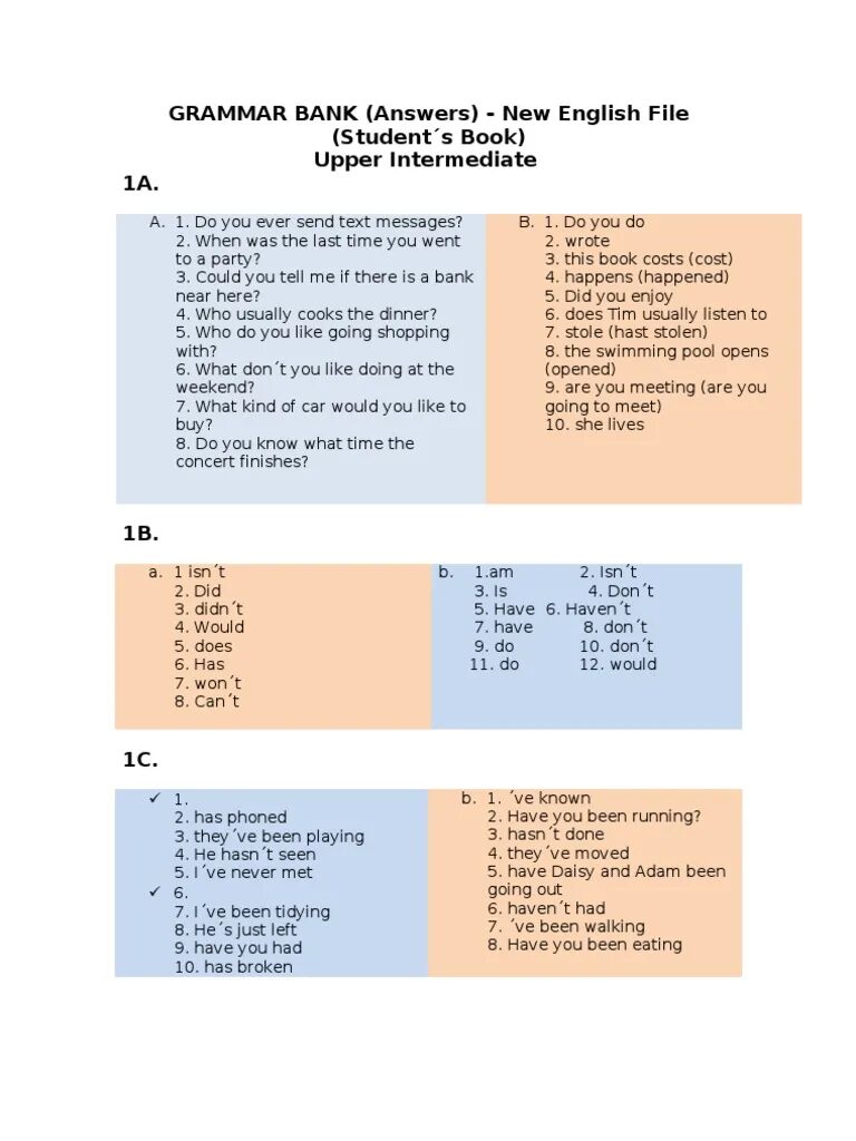 Grammar file. New english file upper intermediate grammar bank keys. grammar bank 1b ответы. english file pre intermediate grammar bank ответы. grammar bank itutor ответы english.