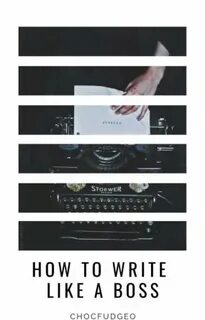 Write like this