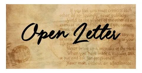 Open letters