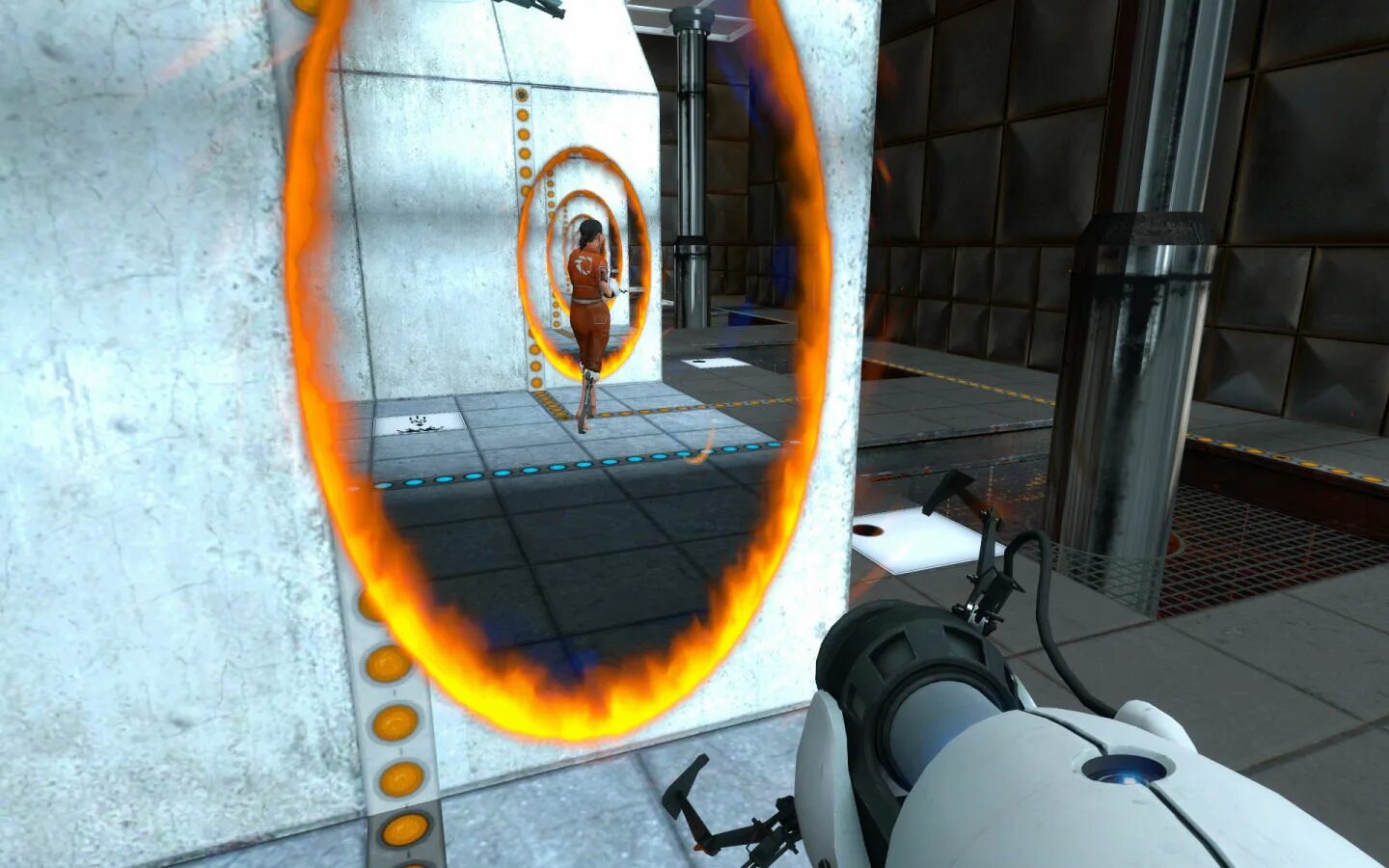 Включи игру порталы. Portal 2007. Портал игра. Портал игра на ПК. Портальная пушка.