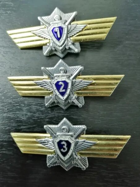 Как выглядит значок классности Нагрудный знак Классность ВС для контрактников 3 металл Купить Интернет-магази