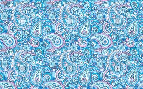 Download Pattern Pattern Indian Cucumber Paisley Blue HD Wallpapers Popular...