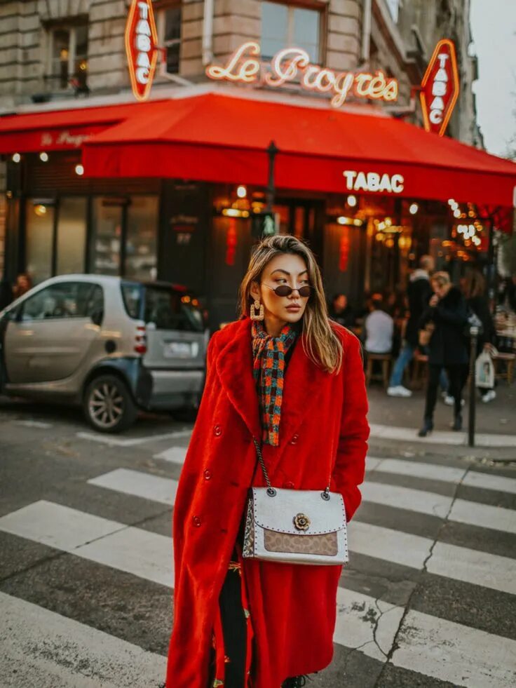 Marc Cain, Manolo Blahnik, Céline Elegant outfit, Orange outfit, Outfits