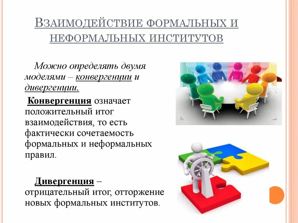 Формальный. Взаимодействие формальных и неформальных институтов. Неформальные институты. Формальное и неформальное взаимодействие. Взаимоотношения между формальными и неформальными институтами.