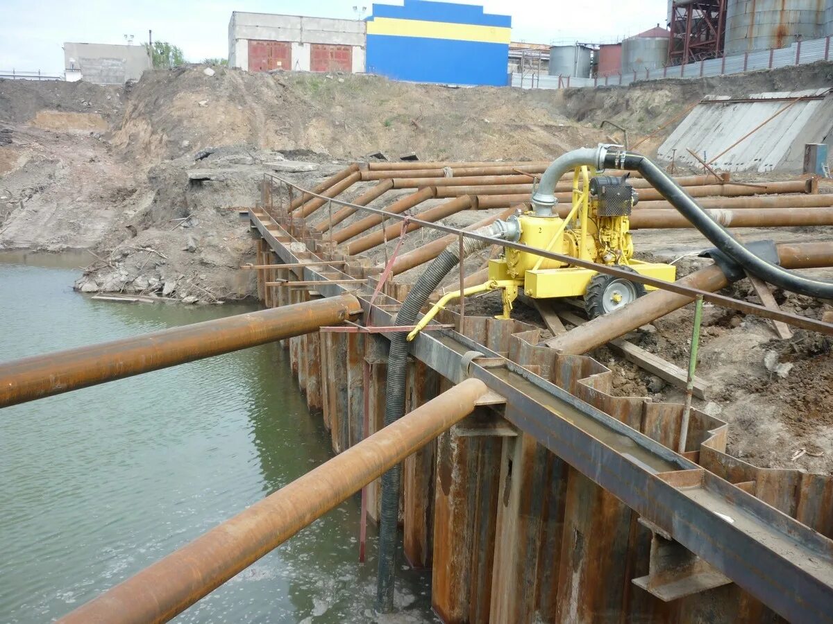 Зумпф водопонижение. Зумпф водоотлива. Зумпф в котловане. Зумпф для откачки воды. Открытый водоотлив