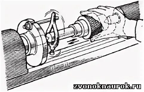 Валик токарного станка