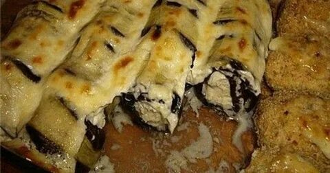 Вкусные баклажаны с мясом в духовке