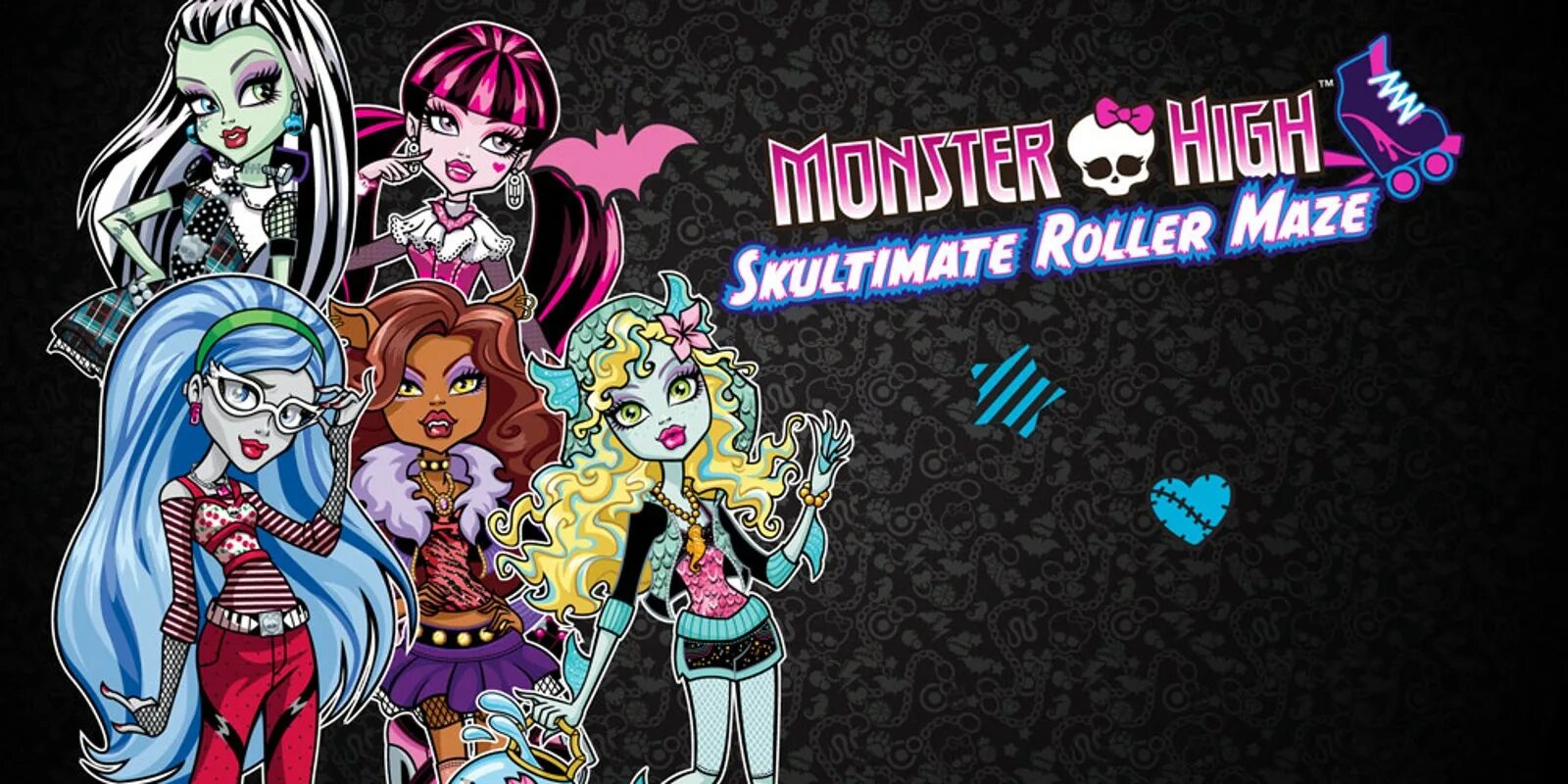 Типа хай. Монстер Хай Нинтендо 3 DS. Монстер Хай Skultimate Roller Maze. Мир Монстер Хай игра. Monster High Fright игра.