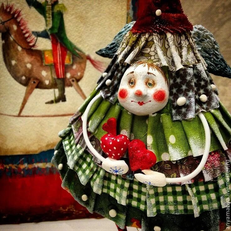 Кукла елка. Кукла елка. Кукла елка. Кукла елка. Авторские новогодние куклы.