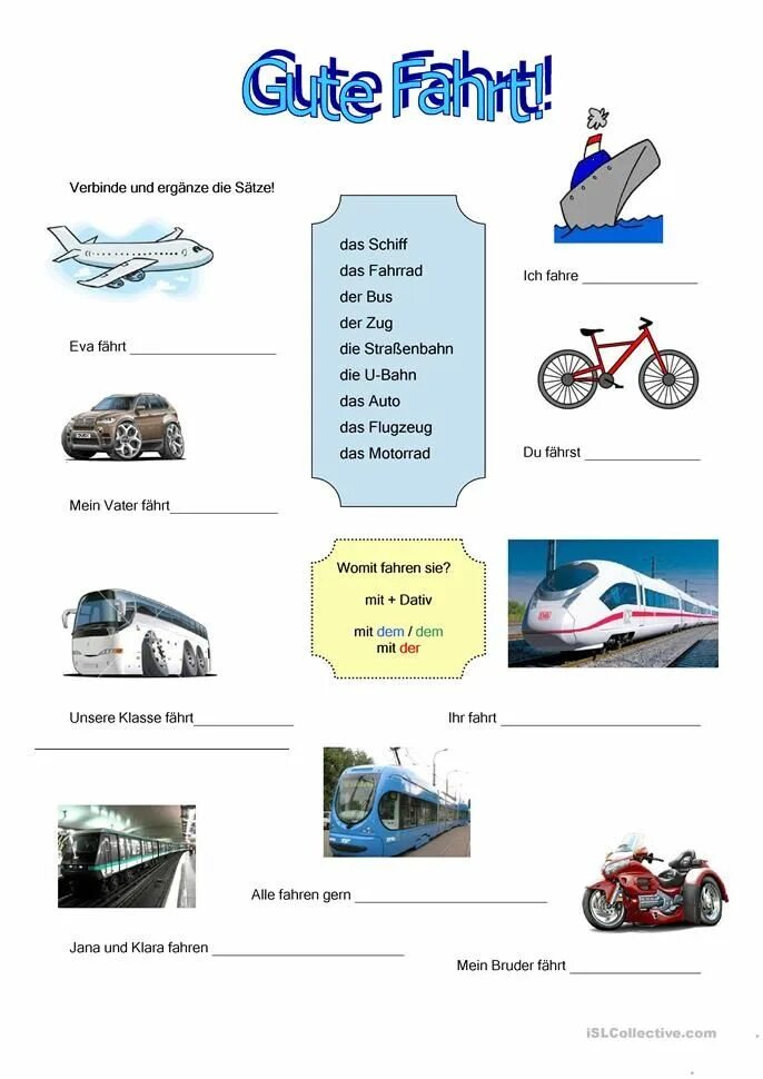 Er fahren