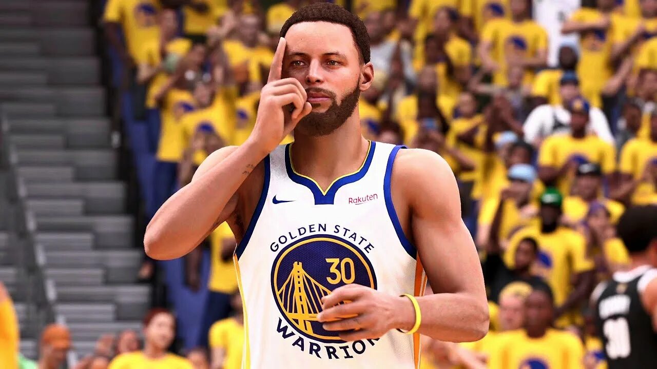 Gold final. Скормренто - Голден Стейт. Stephen Curry real face in NBA 2k23.