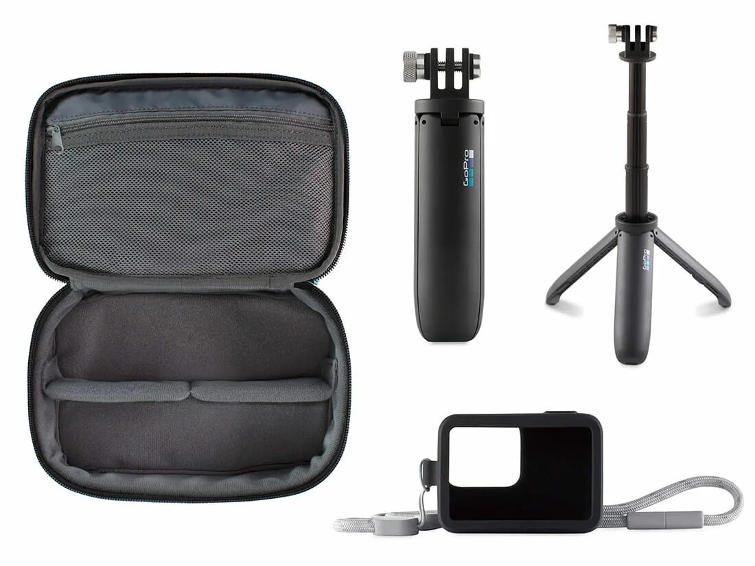 Go kit. Набор аксессуаров gopro travel kit (akttr-002). кейс gopro abccs-001. набор аксессуаров gopro travel kit. кейс для камеры и аксессуаров gopro compact case abccs-001.