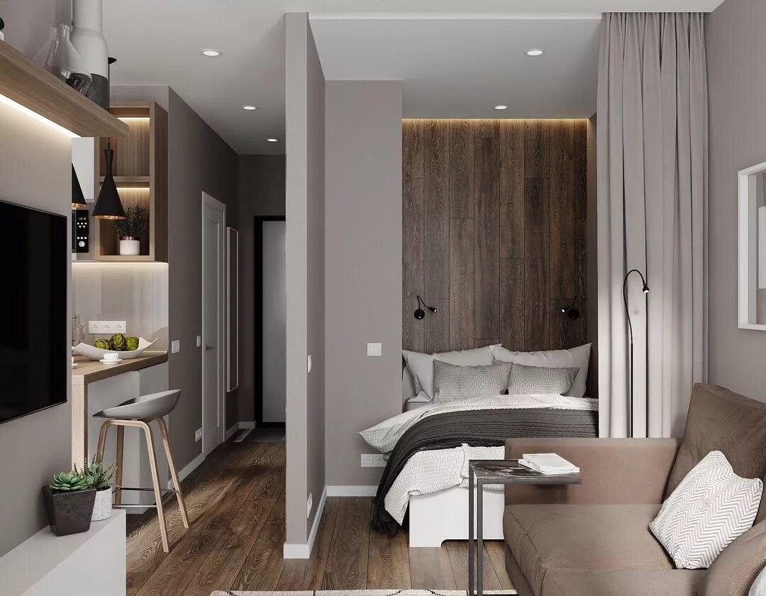 Дизайн проект квартиры 44 м2. Home decor, Interior, Home