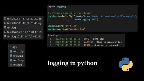 Python logging to file