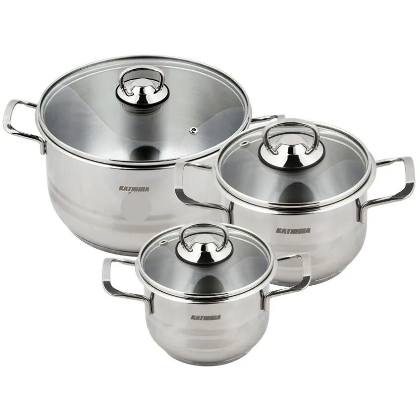 Набор кастрюль из нержавеющей стали с толстым дном таллер. Нерж сталь комплект. Набор кастрюль oms турция. Кастрюля из нержавейки zwilling. Набор посуды tramp trc-024.