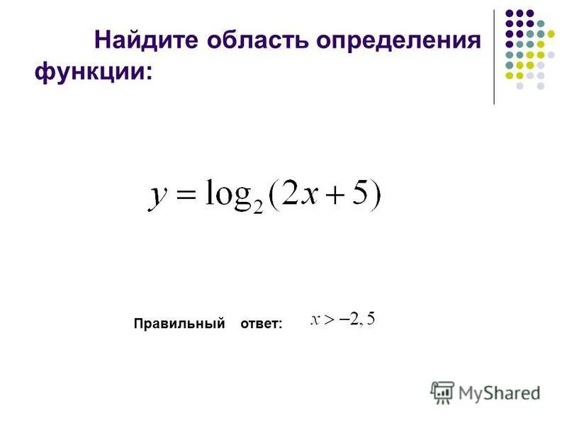 Область определения функции задания. Область определения функции задания