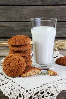 Овсяное печенье с молоком