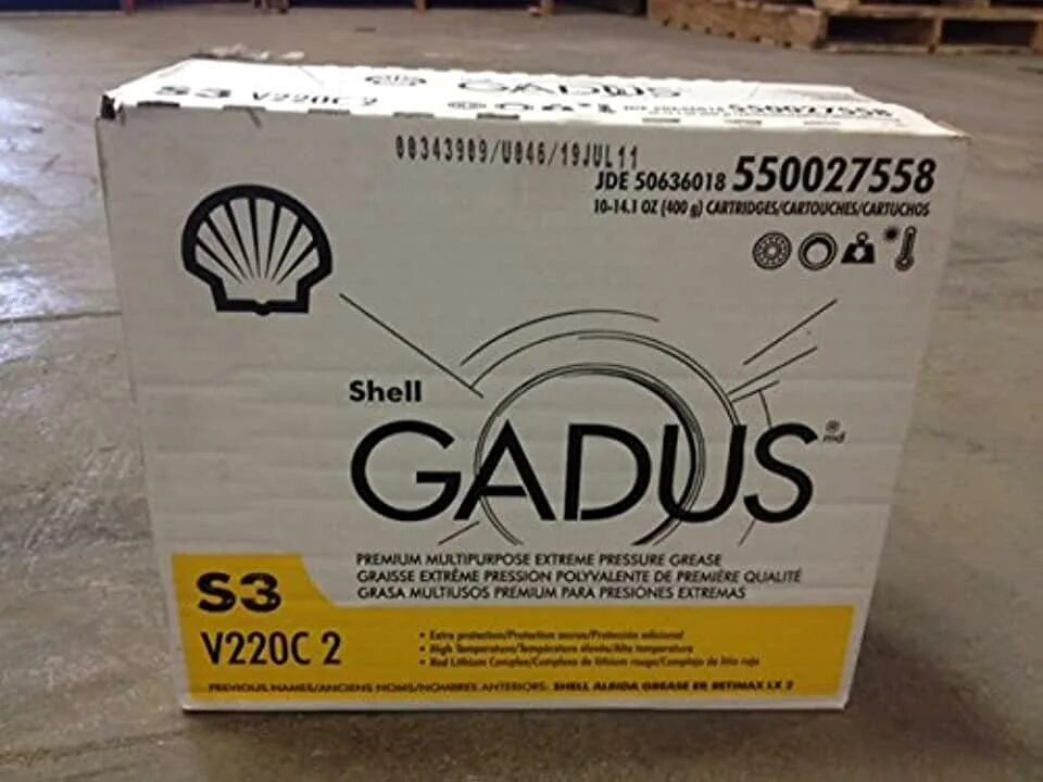 Shell s2 v220 2. Шелл гадус s3. gadus s3 v220c 2. shell gadus s3 v220 2. grease, gadus s3 v220c 2_1 10-0.4 kg carton.