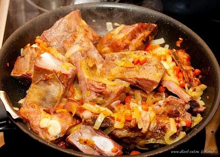 Блюда со свиными ребрышками