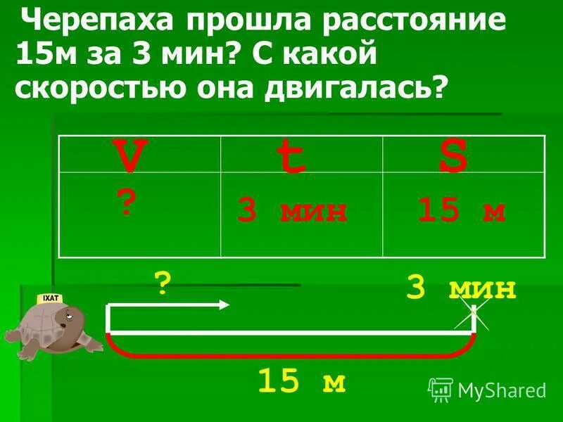 15 м с равно м мин. Черепаха движется со скоростью. Черепаха двигалась со скоростью 5 м/мин. Какое расстояние. 5 М3 мин.