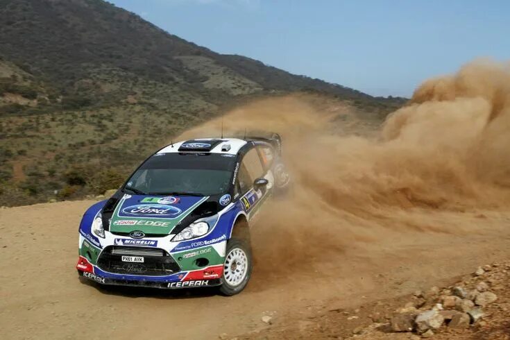 Download wallpaper Ford, Auto, Dust, Sport, Machine, Speed, Turn, Ford, section 