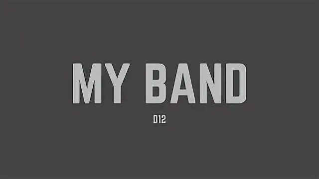 My band текст. My band текст