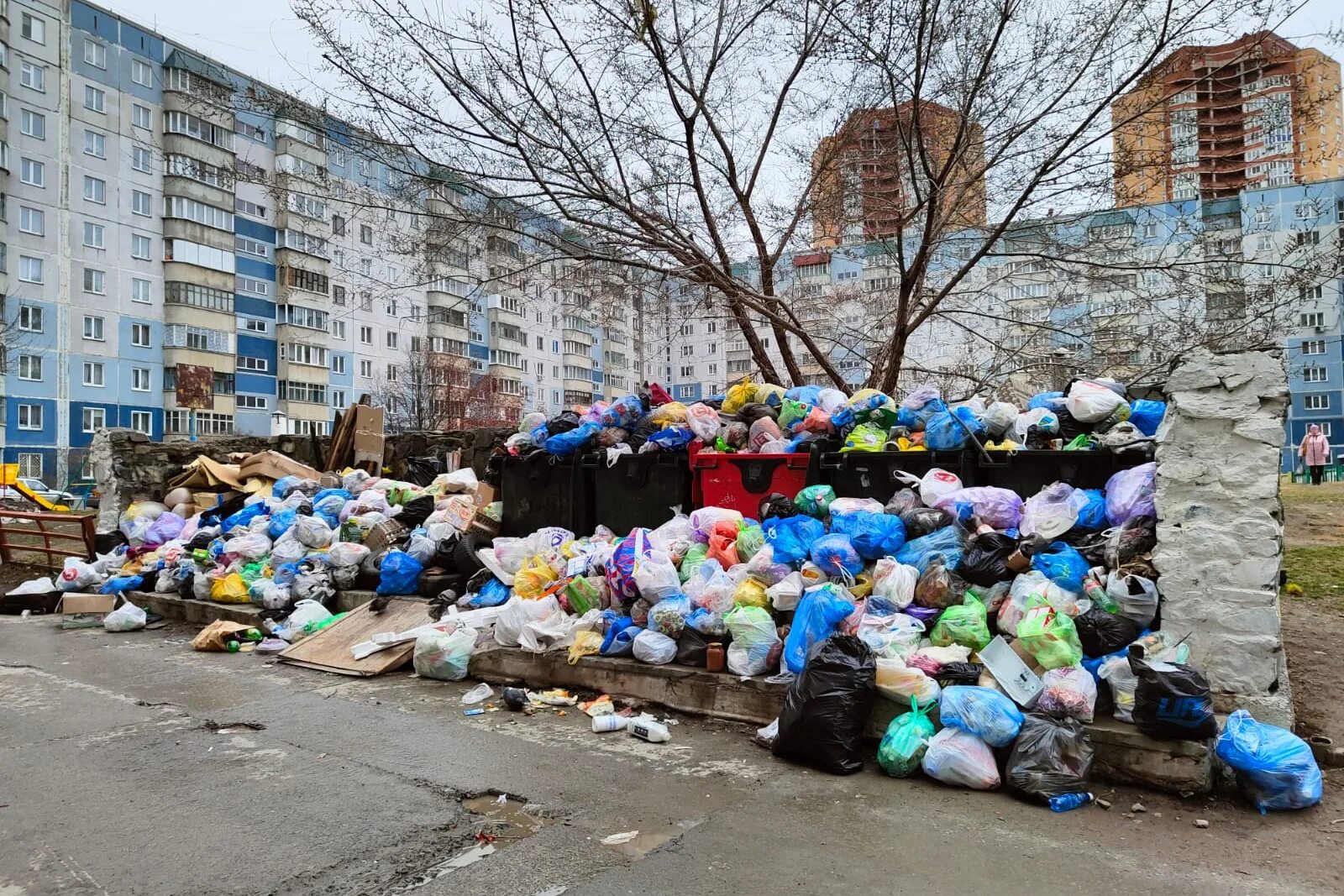 мусор на улицах города. много людей в городе. люди на улице. лет в городе появилось много. лет в городе появилось много.