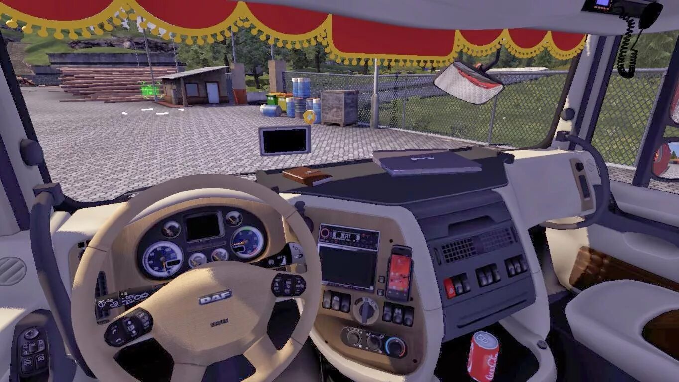 Мод на салон в етс 2. Daf xf 105 ets кабина. daf xf 105 interior. етс 2 interior daf 105. ets 2 daf xf 105 салон.