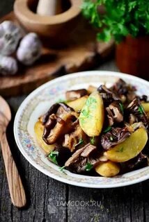Рецепт картошки с сушеными белыми грибами