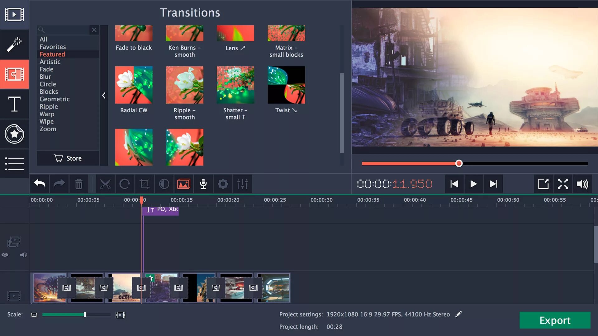 Movavi video editor 24.2