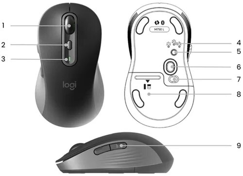 Беспроводная мышь logitech signature