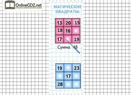 Математика 2 класс 2 учебник магические квадраты