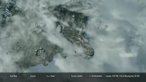 Map Of Skyrim All Locations posted by Samantha Walker