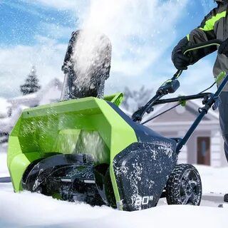 Снегоуборщик акб greenworks