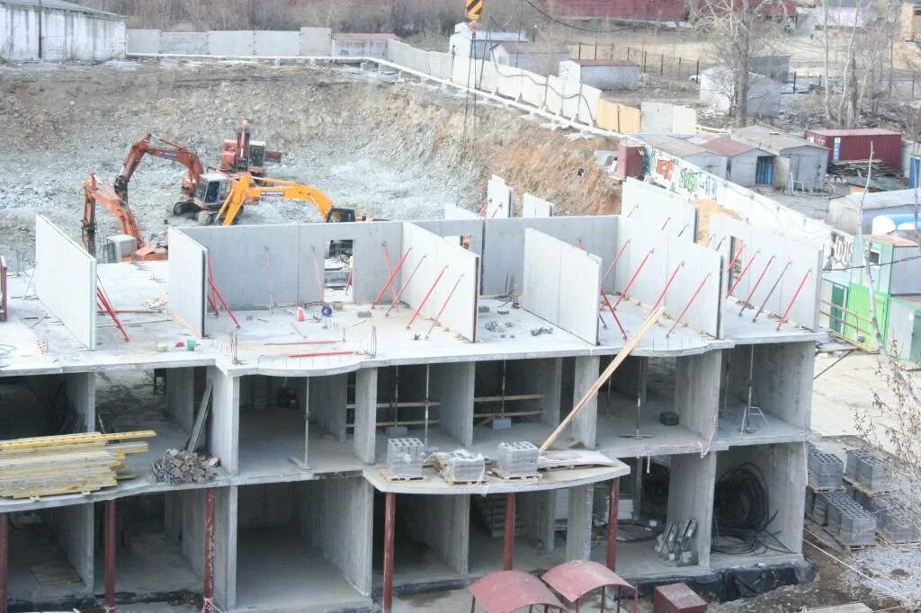 Монтаж конструкций зданий