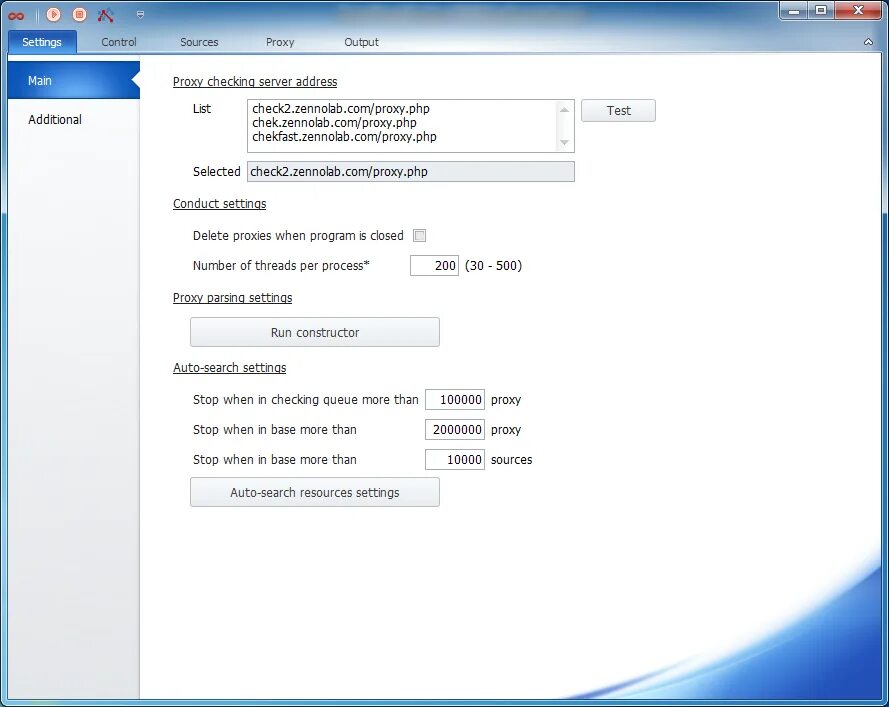 Check proxy settings. CNCA comproxy. IIC address select 0 78.